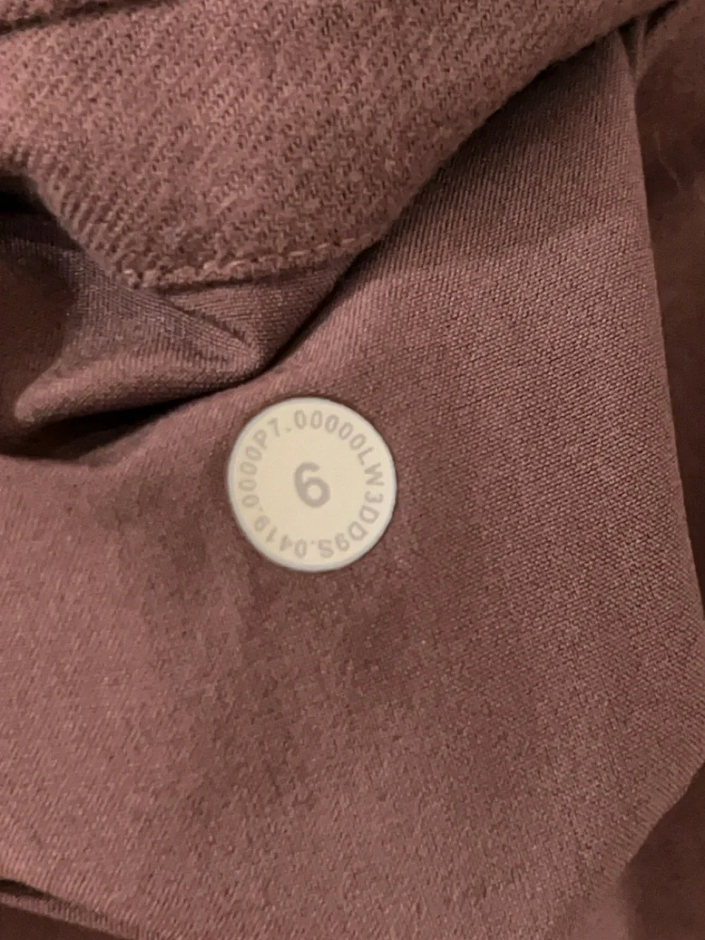 Lululemon Full Day Ahead Shirt Sz 6 Mauve Dusty Rose